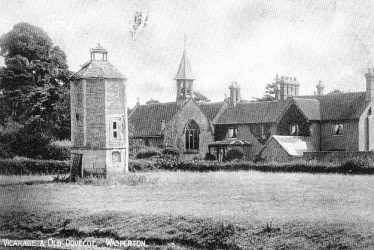 Wasperton.  Vicarage and Old Dovecote