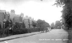 Coleshill Road, Water Orton.  1918 |  IMAGE LOCATION: (Warwickshire County Record Office)