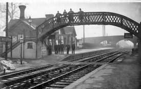 Water Orton railway station.  1900s |  IMAGE LOCATION: (Warwickshire County Record Office)