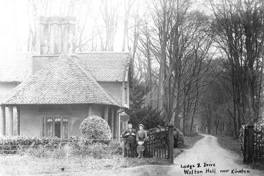 Walton Hall.  Lodge