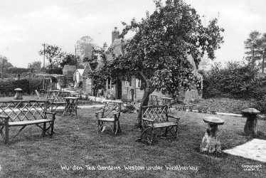 Weston under Wetherley.  Wu-den Tea Gardens