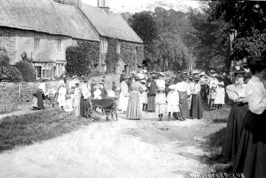 Whichford Club.  Women and children