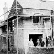 Whichford.  Rebuilding the Post Office