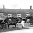 Whichford.  Post Office with pony and trap outside