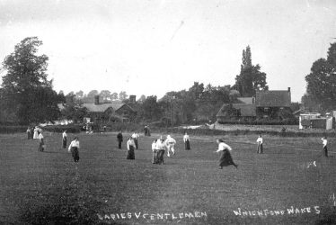 Whichford.  Ladies v. Gentleman Wake Cricket Match