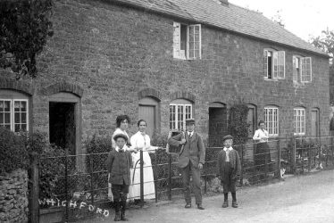 Whichford.  Row of terraced cottages