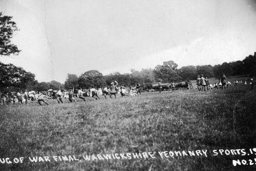 Warwick.  Warwickshire Yeomanry Tug of War