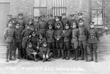 Warwick.  Birmingham University Officers Training Corps