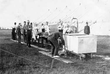 Warwickshire Yeomanry.  Camp