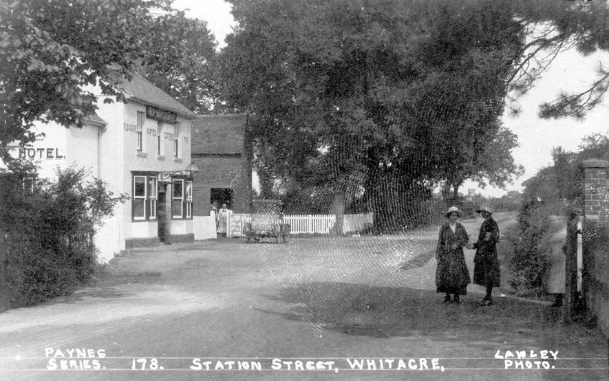 Station Street,  Nether Whitacre.  1910s |  IMAGE LOCATION: (Warwickshire County Record Office)