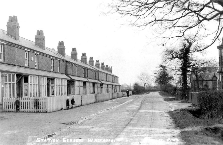View along Station Street, Nether Whitacre.  1910s |  IMAGE LOCATION: (Warwickshire County Record Office)