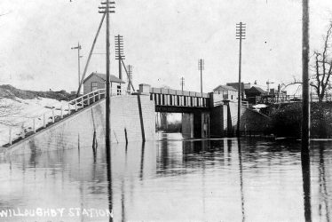 Willoughby.  Railway Station