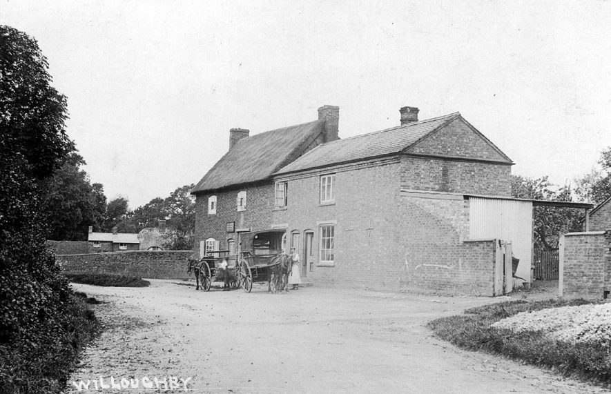 Village street scene in Willoughby.  1900s |  IMAGE LOCATION: (Warwickshire County Record Office)