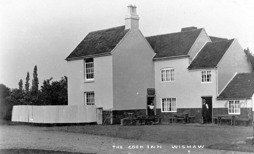 The Cock Inn,  Wishaw.  1900s |  IMAGE LOCATION: (Warwickshire County Record Office)