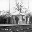 Wixford.  Railway Station, staff