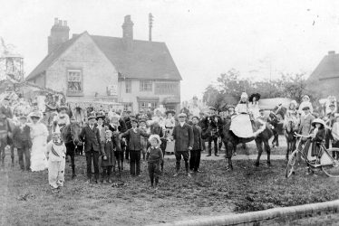 Wolston.  Celebrations on the village green