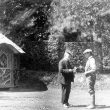 Wolverton.  Rector and his gardener