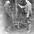 Wolverton.  Rector in his garden