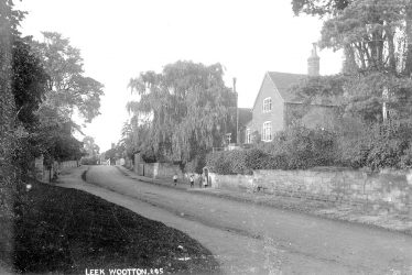 Leek Wootton.  Village scene