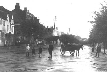 Henley in Arden.  After heavy rain