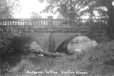 Wootton Wawen.  Bridge over the River Alne