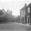 Nuneaton.  Parish church and vicarage