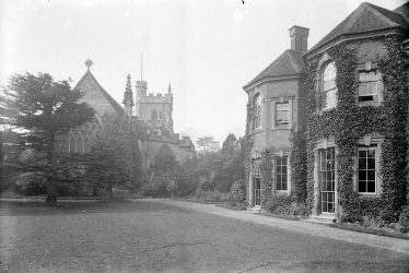 Nuneaton.  Parish church and vicarage