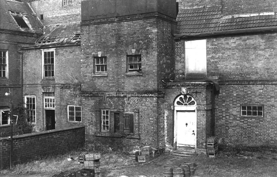 Exterior of part of Ansley Hall.  1970 |  IMAGE LOCATION: (Warwickshire County Record Office)