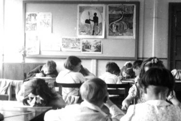 Arley.  Church of England School interior