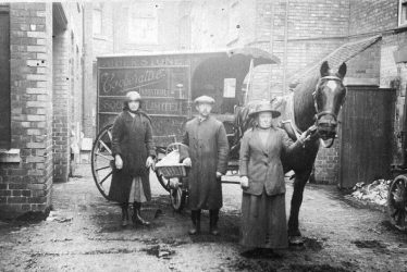 Atherstone.  Cart belonging to the Co-operative Society