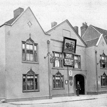 Atherstone.  Old Red Lion Hotel