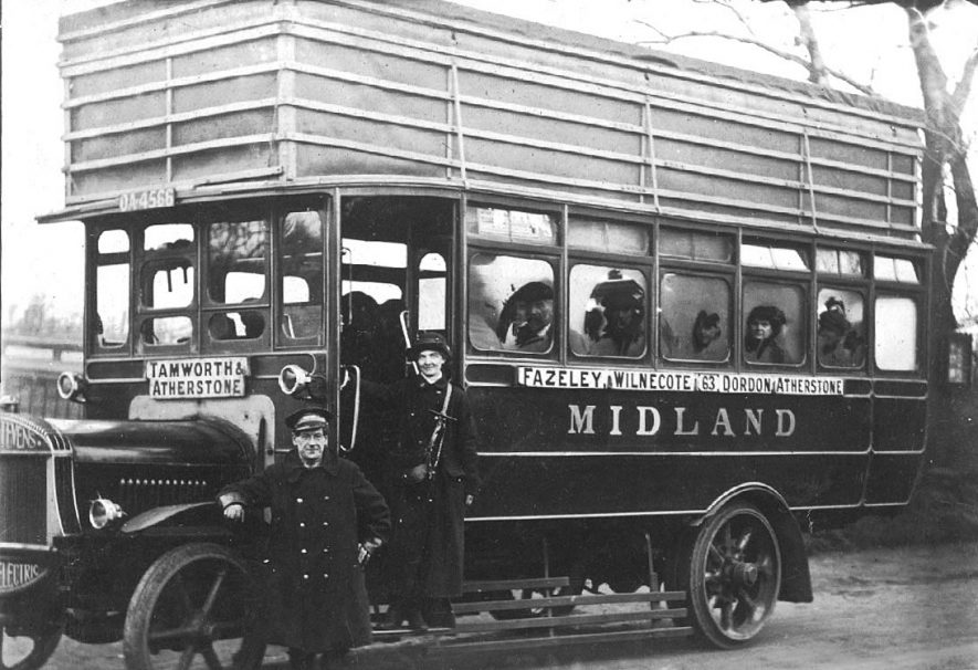 Midlands motor bus with 