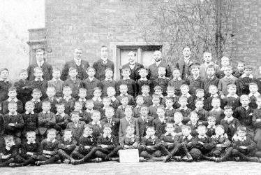 Atherstone.  School group