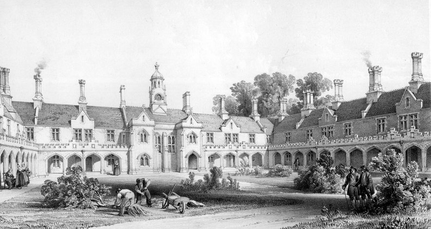 New hospital of Nicholas Chamberlain, Bedworth.  1839 |  IMAGE LOCATION: (Warwickshire County Record Office)
