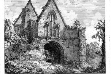 Maxstoke Priory.  North side of gateway