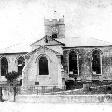 The old church at Bedworth, built in 1606. |  IMAGE LOCATION: (Warwickshire County Record Office)