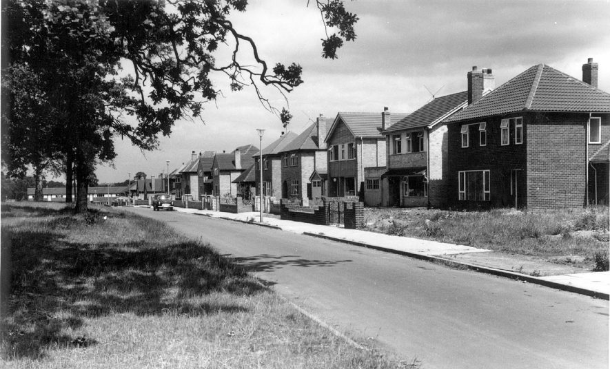 Friary Road, Atherstone.  1960s |  IMAGE LOCATION: (Warwickshire County Record Office)