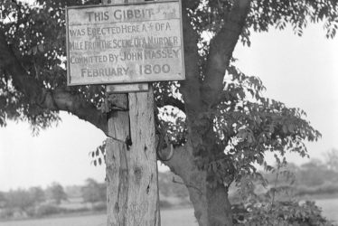 Twycross.  Gibbet Post