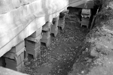 Astley.  Underpinning the Church