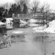 Nuneaton.  Riversley Park, new bridge over River Anker