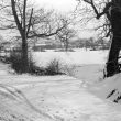 Nuneaton.  Gipsy Lane, under snow