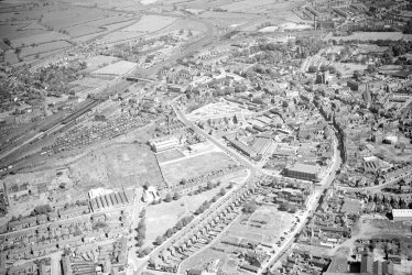 Nuneaton.  Aerial view