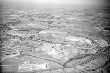 Nuneaton.  Aerial view over Tuttle Hill