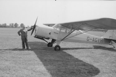 Baginton.  Mr W.J. Taylor, at Baginton Airport