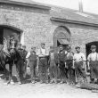 Nuneaton.  Workers at Stanley's Pit, Nuneaton Colliery