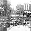 Nuneaton.  Market Place after the floods
