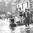 Nuneaton.  Bond Gate, during floods