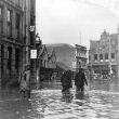 Nuneaton.  Newdegate Square during floods