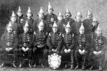 Nuneaton.  Fire Brigade group photograph