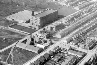 Nuneaton.  Marlborough Road, Courtauld's Factory